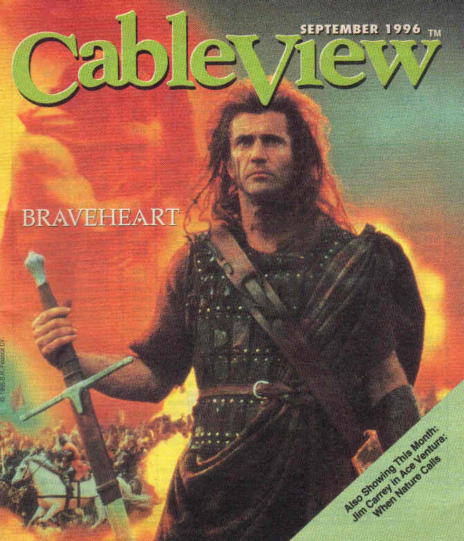 CABLEVIEW magazine side cover September 1996
