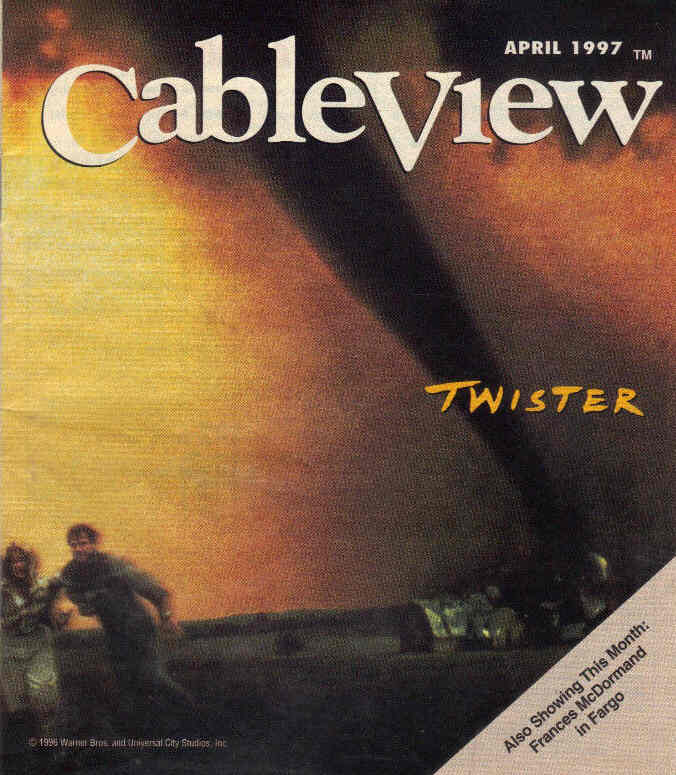 CABLEVIEW magazine side cover April 1997