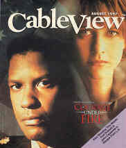 CABLEVIEW magazine side cover August 1997