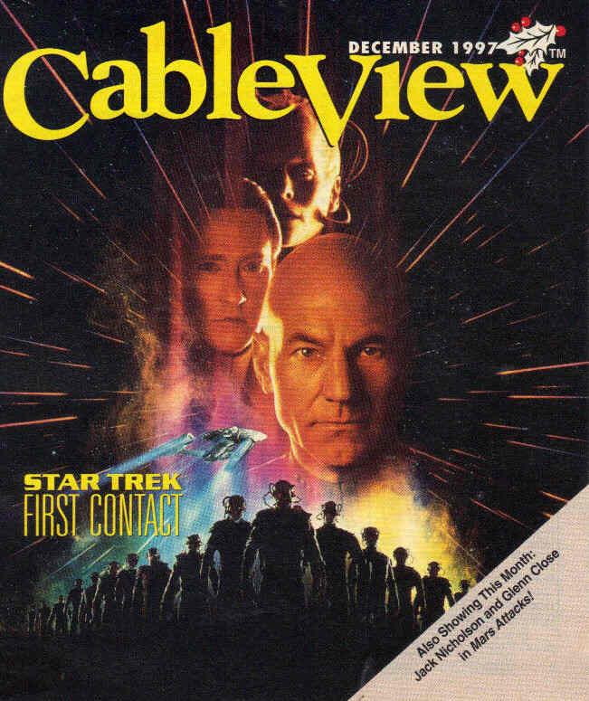 CABLEVIEW magazine side cover December 1997
