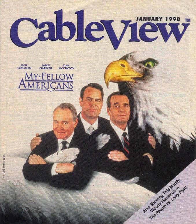 CABLEVIEW magazine side cover January 1998