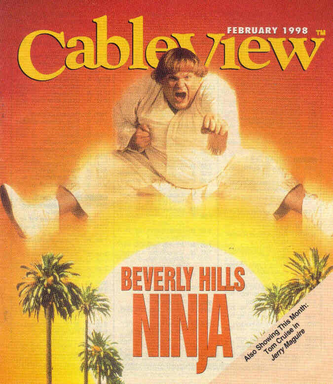 CABLEVIEW magazine side cover February 1998