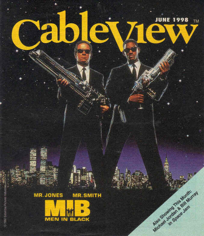 CABLEVIEW magazine side cover June 1998