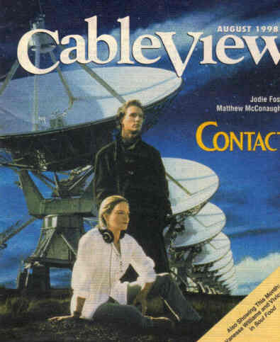 CABLEVIEW magazine side cover August 1998