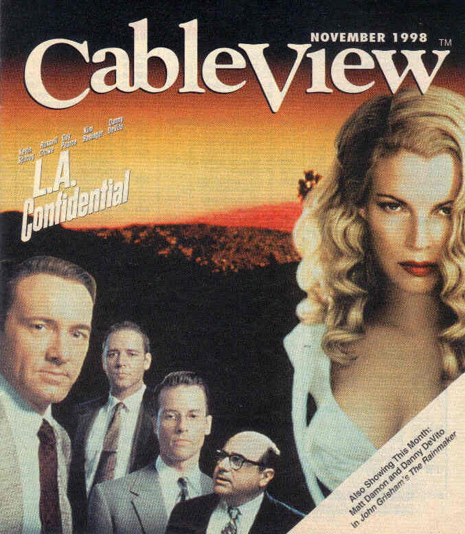 CABLEVIEW magazine side cover November 1998
