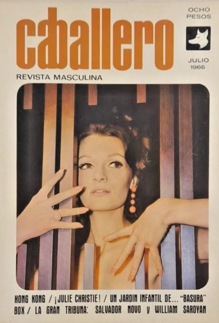 CABALLERO (MEXICO) magazine side cover Issue 8  July 1966