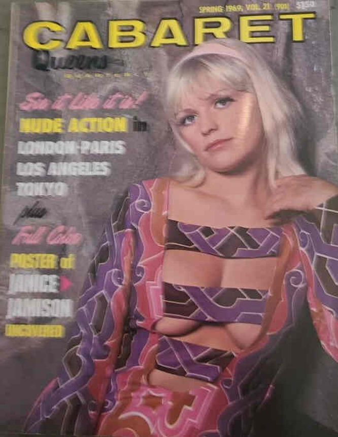 CABARET QUEENS magazine side cover Spring 1969