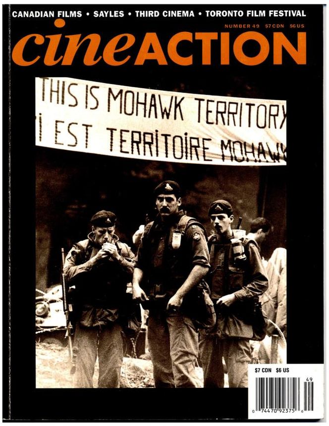 CINE ACTION CANADA magazine side cover Issue 49   