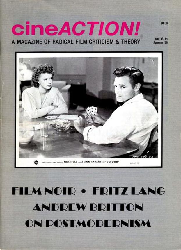 CINE ACTION CANADA magazine side cover Issue 13-14 Summer 1988