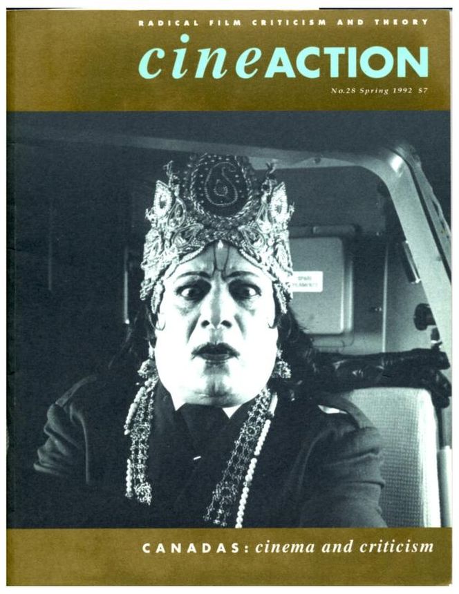 CINE ACTION CANADA magazine side cover Issue 28 Spring 1992