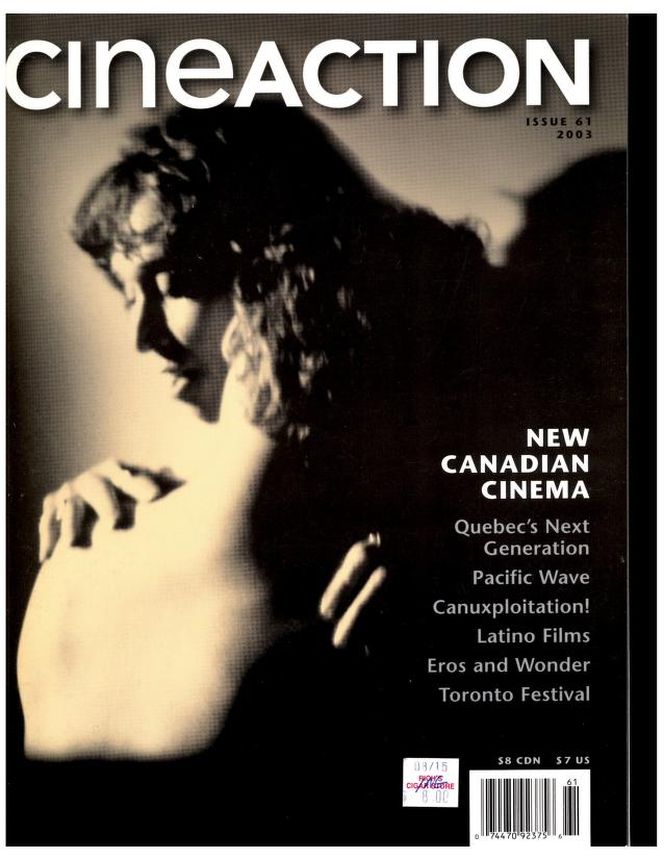 CINE ACTION CANADA magazine side cover Issue 61   2003