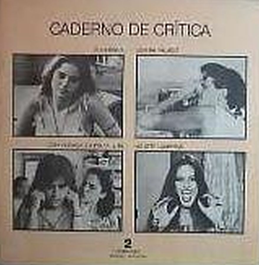 CADERNO DE CRITICA magazine side cover Issue 2  1986