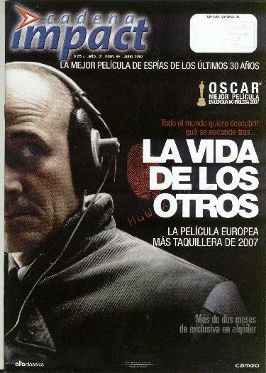 CADENA IMPACT magazine side cover Issue 98 July 2007