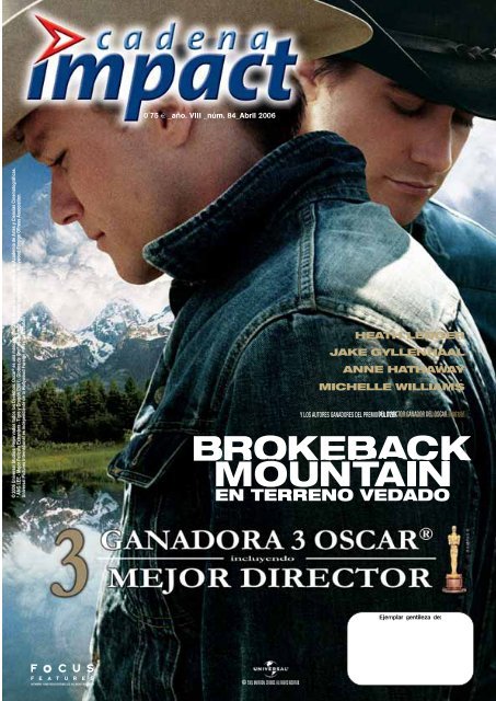 CADENA IMPACT magazine side cover Issue 84  April 2006