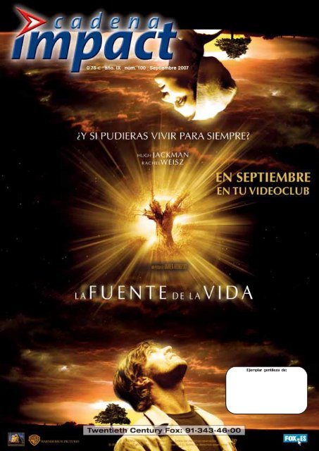 CADENA IMPACT magazine side cover Issue 100  September 2007