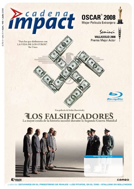 CADENA IMPACT magazine side cover Issue 110  June 2008