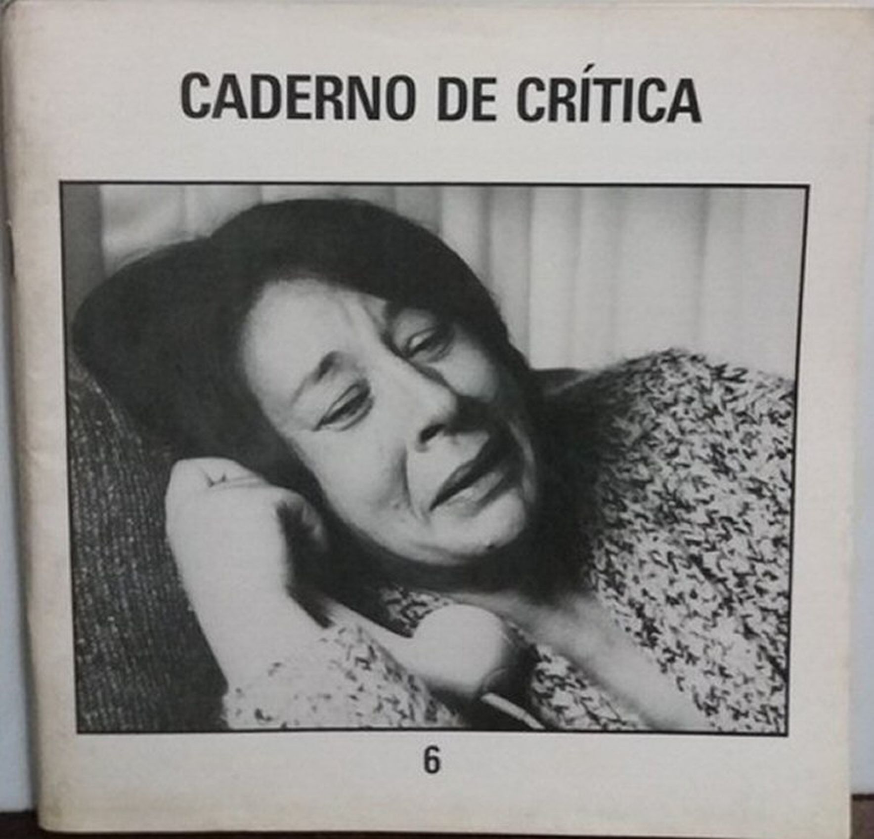 CADERNO DE CRITICA magazine side cover Issue 6   