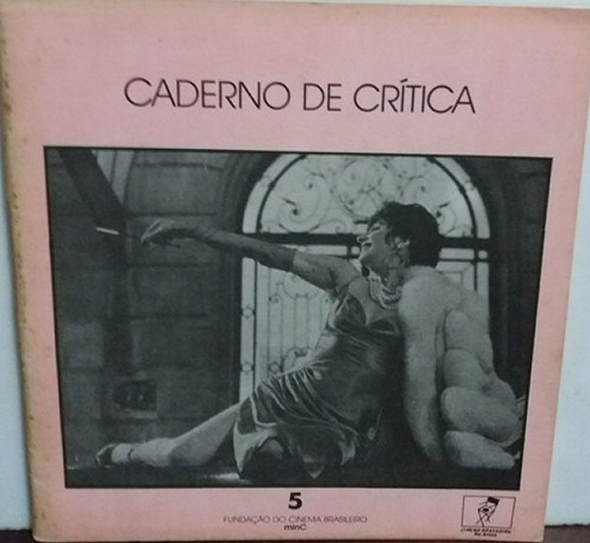 CADERNO DE CRITICA magazine side cover Issue 5   1988