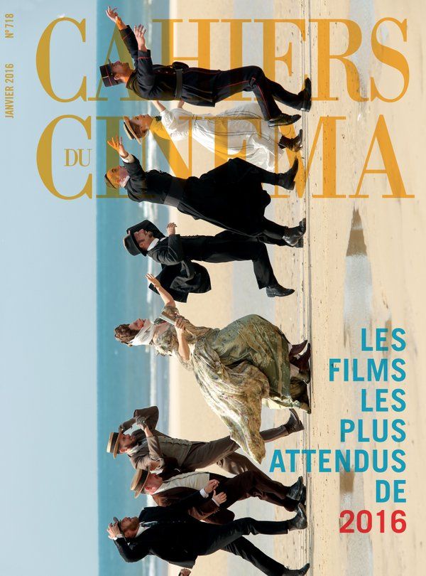 CAHIERS DU CINEMA magazine side cover Issue 718 January 2016