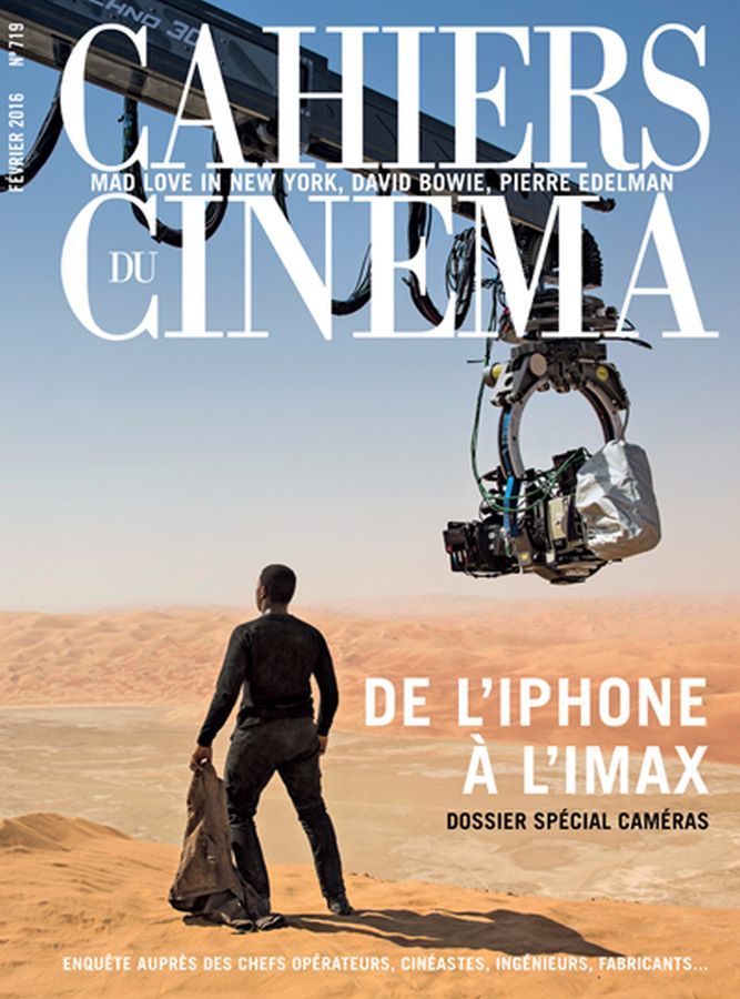 CAHIERS DU CINEMA magazine side cover Issue 719 February 2016