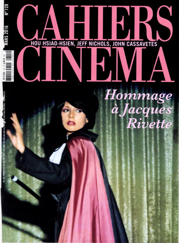 CAHIERS DU CINEMA magazine side cover Issue 720 March 2016