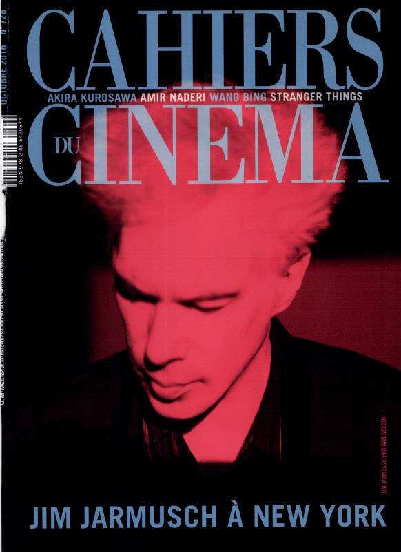 CAHIERS DU CINEMA magazine side cover Issue 726 October 2016