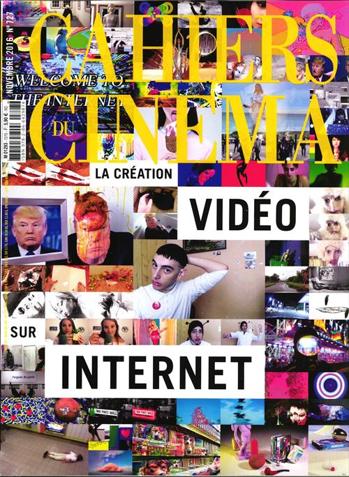 CAHIERS DU CINEMA magazine side cover Issue 727 November 2016