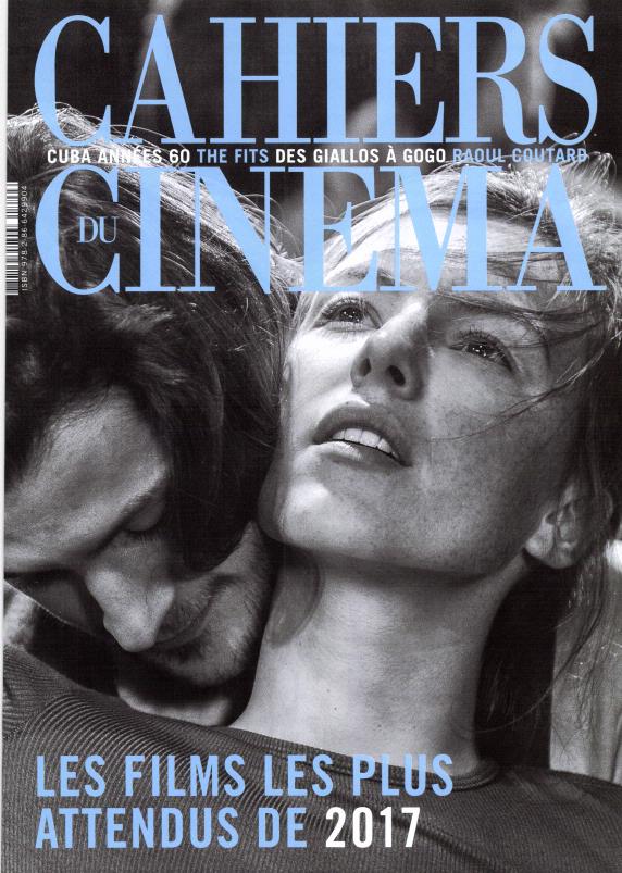 CAHIERS DU CINEMA magazine side cover Issue 729 January 2017