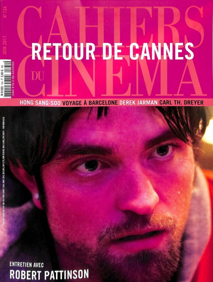 CAHIERS DU CINEMA magazine side cover Issue 734 June 2017
