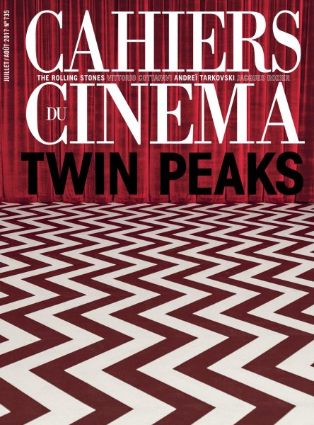 CAHIERS DU CINEMA magazine side cover Issue 735  July/August 2017