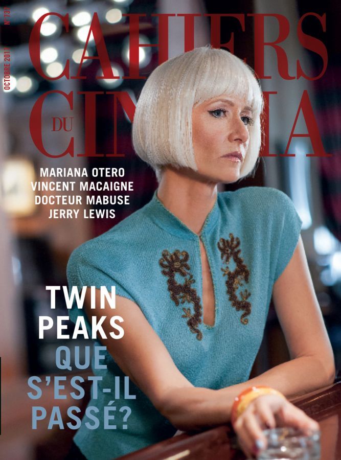CAHIERS DU CINEMA magazine side cover Issue 737  October 2017