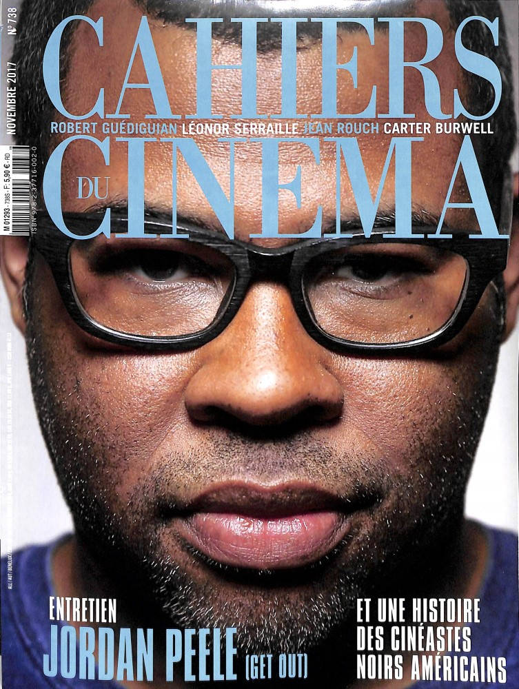 CAHIERS DU CINEMA magazine side cover Issue 738  November 2017