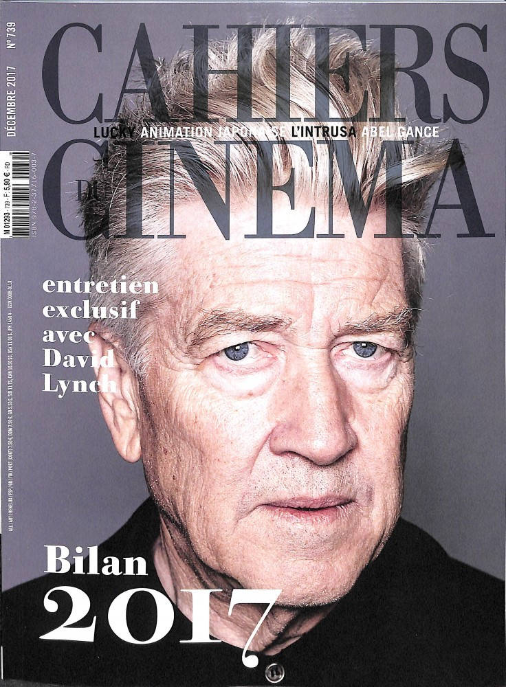 CAHIERS DU CINEMA magazine side cover Issue 739  December 2017