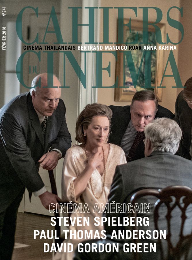 CAHIERS DU CINEMA magazine side cover Issue 741  February 2018