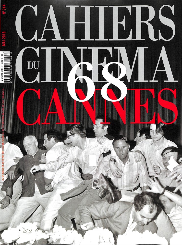 CAHIERS DU CINEMA magazine side cover Issue 744  May 2018
