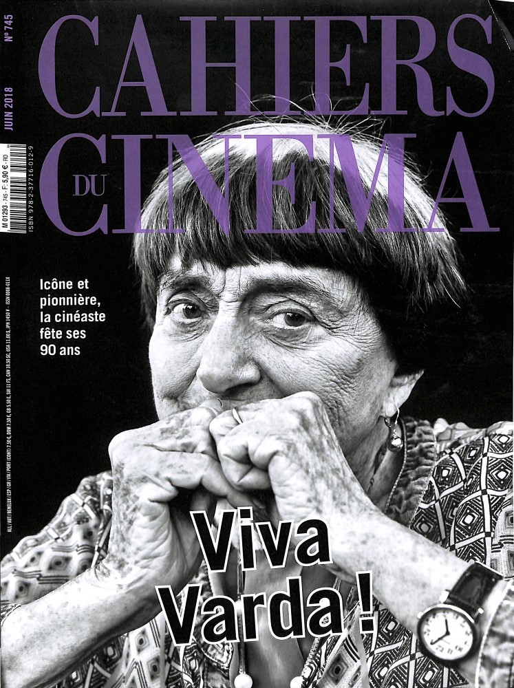 CAHIERS DU CINEMA magazine side cover Issue 745  June 2018