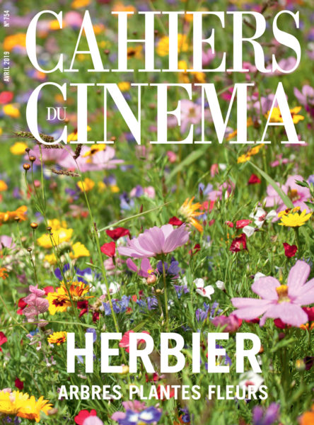 CAHIERS DU CINEMA magazine side cover Issue 754  April 2019