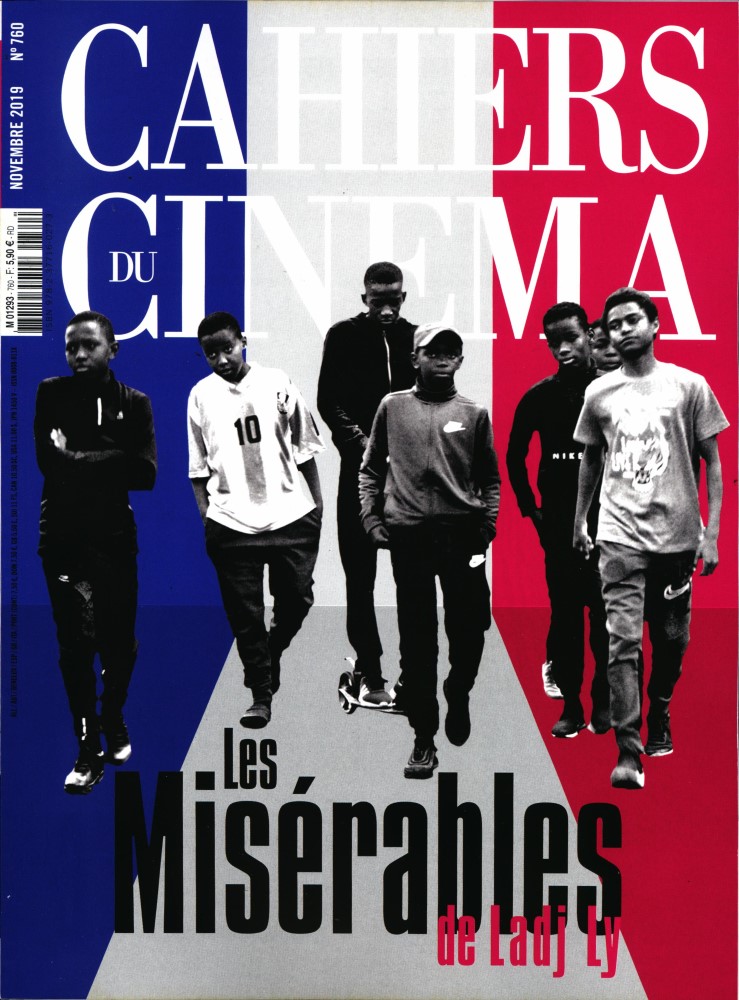 CAHIERS DU CINEMA magazine side cover Issue 760  November 2019