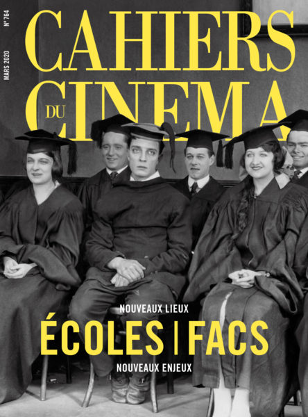CAHIERS DU CINEMA magazine side cover Issue 764  March 2020