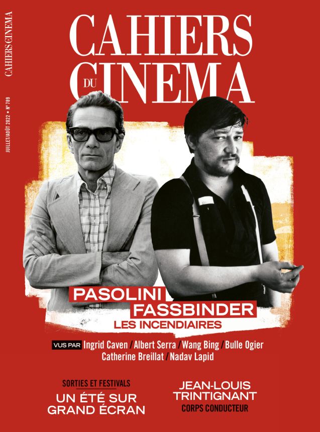 CAHIERS DU CINEMA magazine side cover Issue 789  July/August 2022