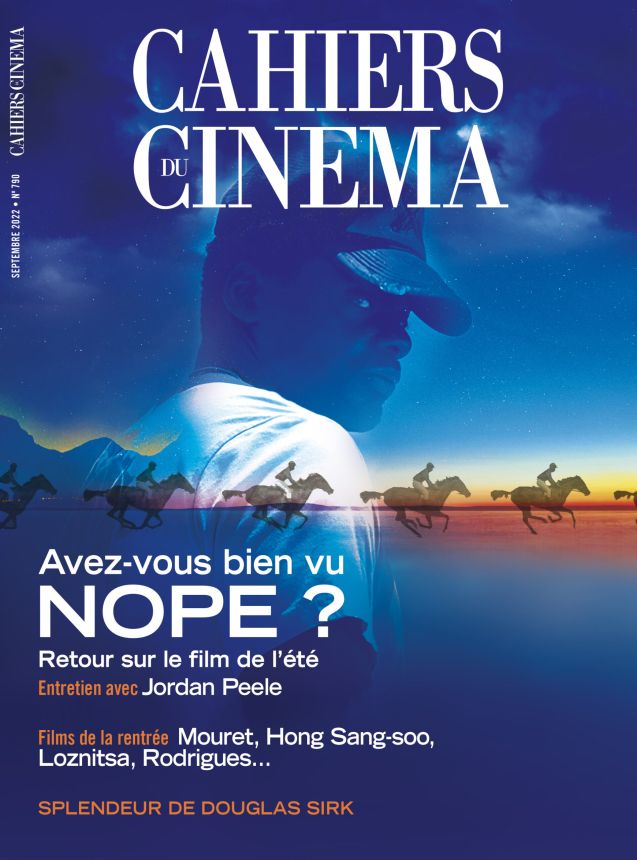 CAHIERS DU CINEMA magazine side cover Issue 790  September 2022