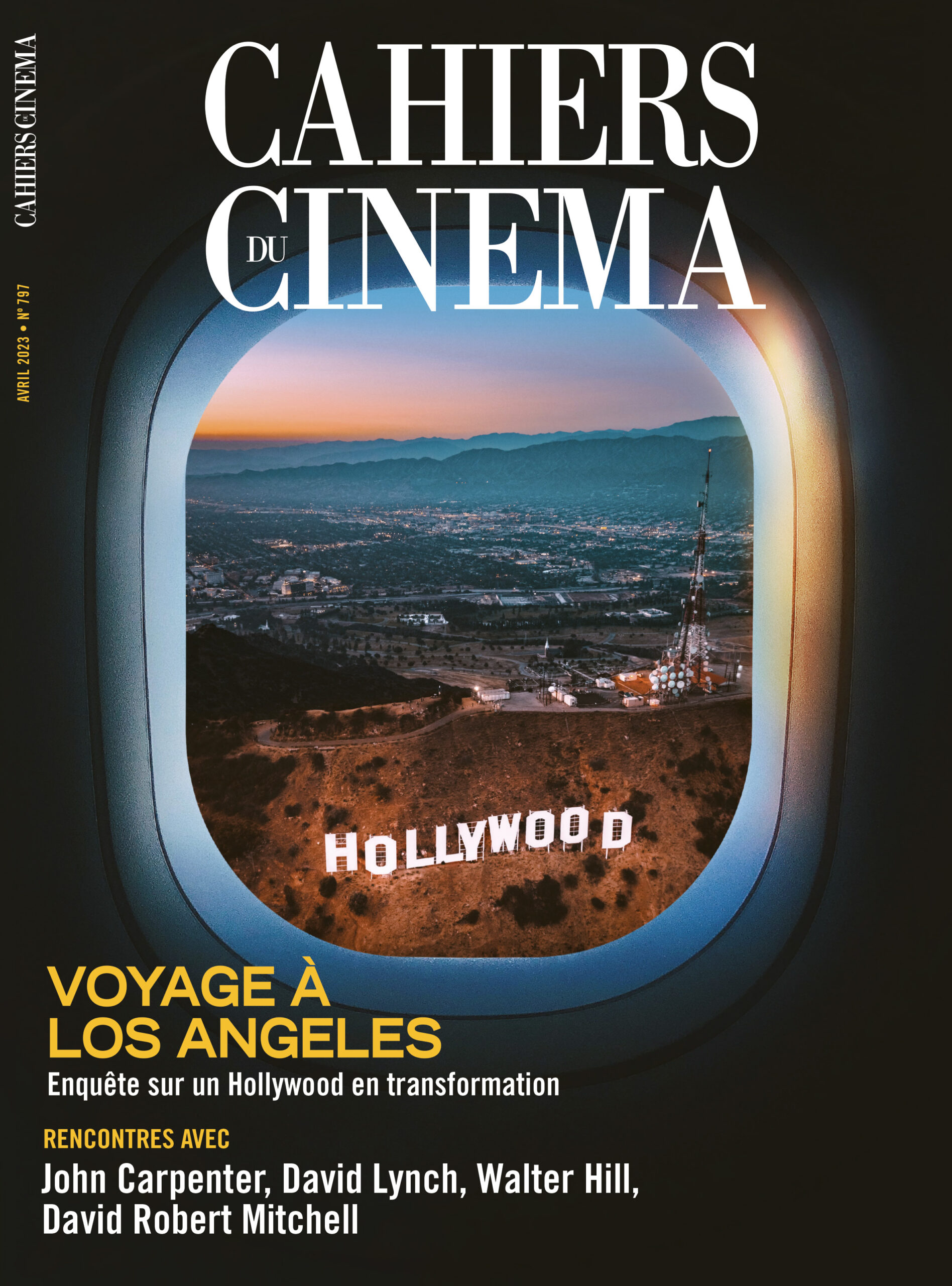 CAHIERS DU CINEMA magazine side cover Issue 797  April 2023