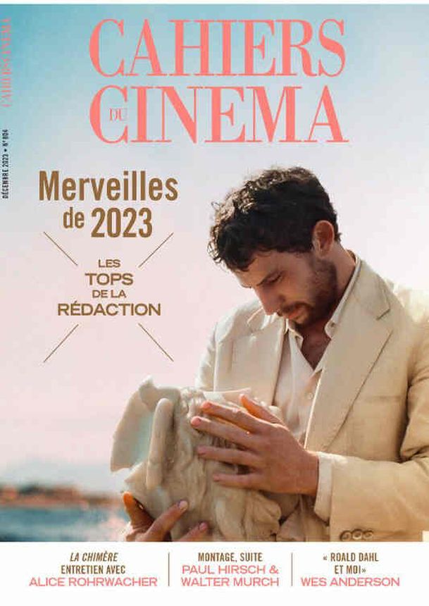 CAHIERS DU CINEMA magazine side cover Issue 804  December 2023