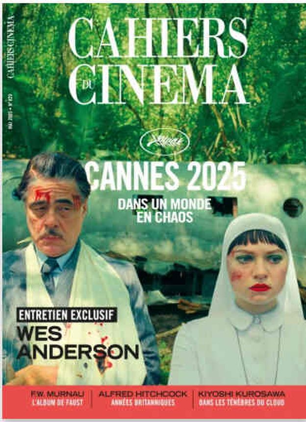CAHIERS DU CINEMA magazine side cover Issue 820  May 2025