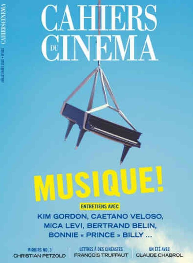CAHIERS DU CINEMA magazine side cover Issue 822  July/August 2025