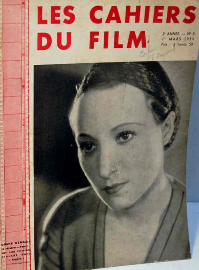 CAHIERS DU FILM | LES magazine side cover Issue 3 1 March 1934