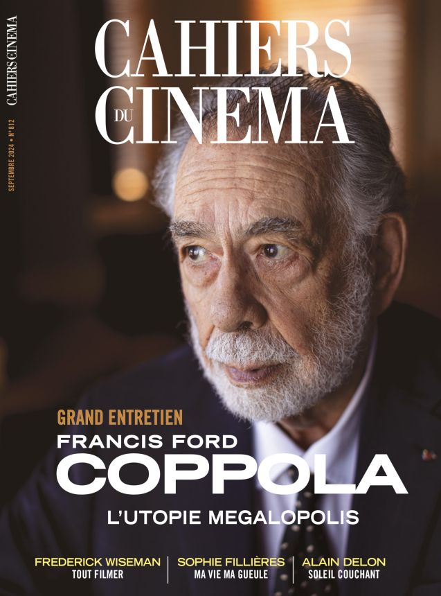 CAHIERS DU CINEMA magazine side cover Issue 812  September 2024