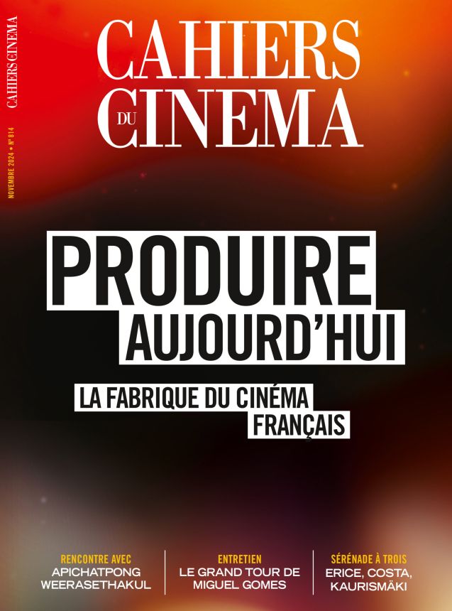 CAHIERS DU CINEMA magazine side cover Issue 814  November 2024