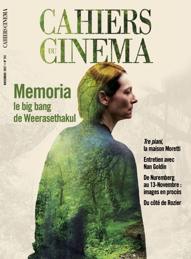 CAHIERS DU CINEMA magazine side cover Issue 781  November 2021
