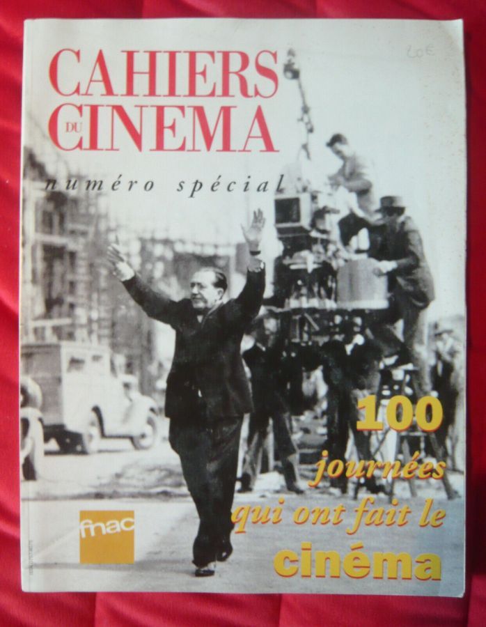 CAHIERS DU CINEMA magazine side cover Issue 100  1959